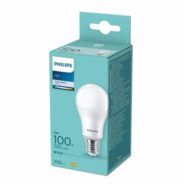 Philips 8720169253155 LED izzó 13W E27 1521 lm 4000K Vásárlói kedvenc