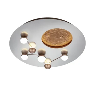 Végkiárusítás Trio 644810107 LED mennyezeti csillár Zodiac 42W integrált LED forrás 5100 lm 2300+3000+4000K