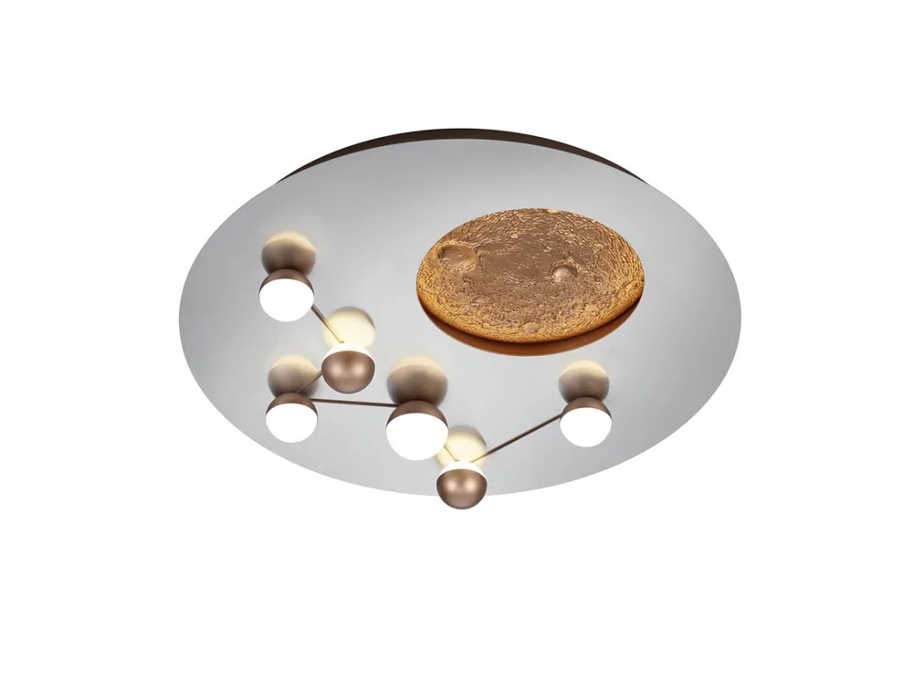 Végkiárusítás Trio 644810107 LED mennyezeti csillár Zodiac 42W integrált LED forrás 5100 lm 2300+3000+4000K