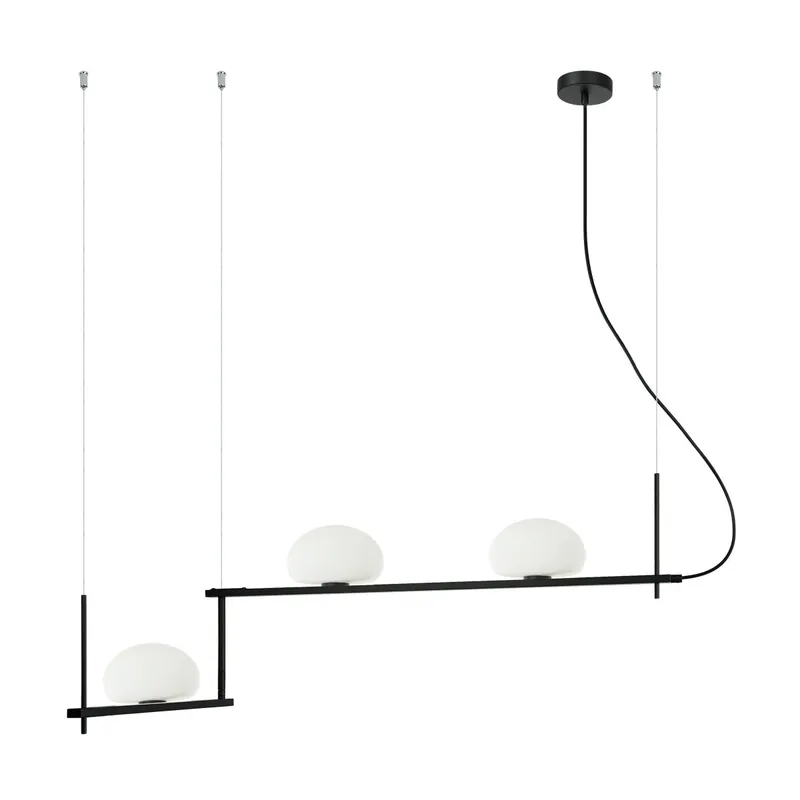 Italux PND-357783-BK+W mennyezeti függőlámpa Kernio 3x25W G9 Exkluzív ajánlat