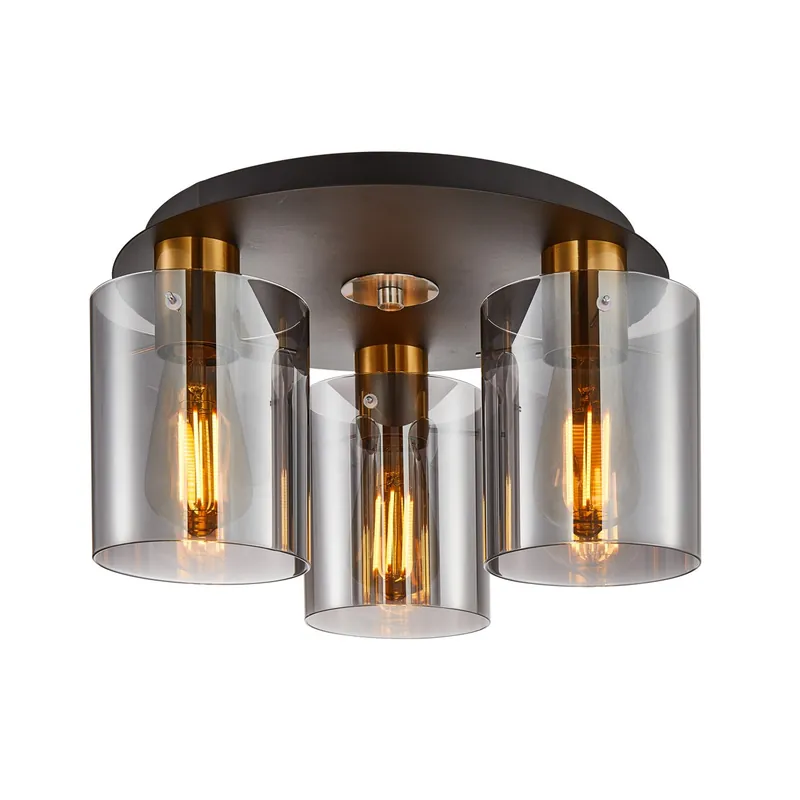 Outlet Italux SPL-5581-3SC-BRO-SG mennyezetre szerelhető lámpa Sardo 3x40W E14