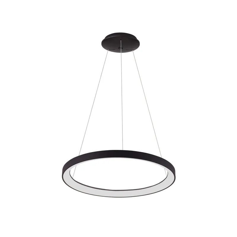 Akció Italux PND-53675-058RPC-BK LED mennyezeti függőlámpa Vico 48W integrált LED forrás 4000lm 3000+4000K