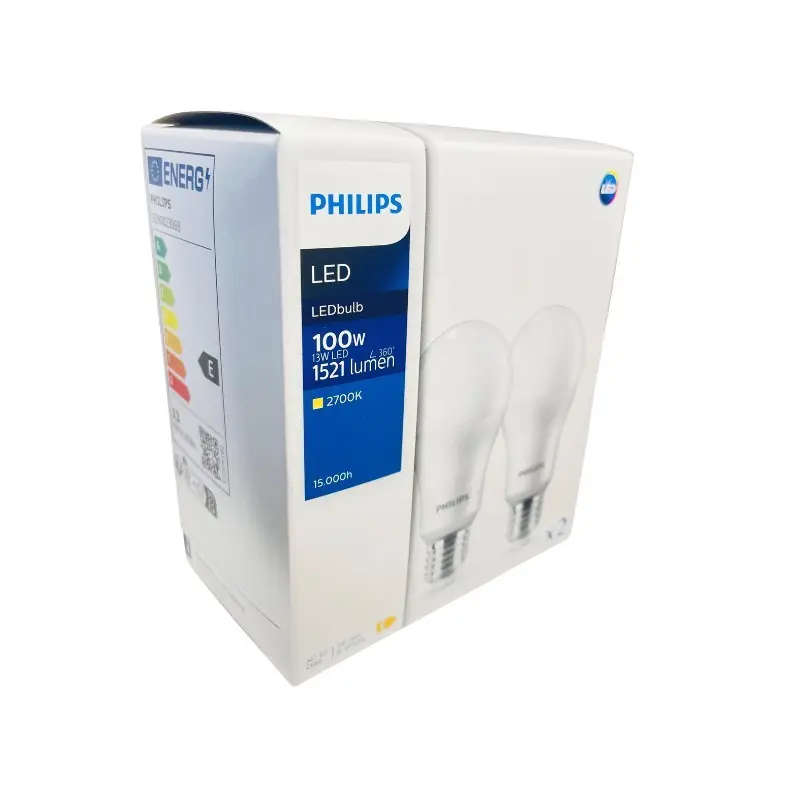 Azonnal elérhető Philips 8719514471054 LED izzókészlet 2-set 13W E27 1521 lm 2700K