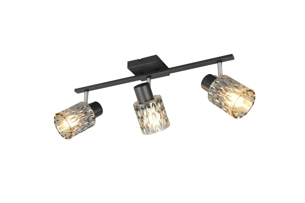Trio TR86423032 mennyezeti spotlámpa JACK 10W E27 fekete füstös Vásárlói kedvenc