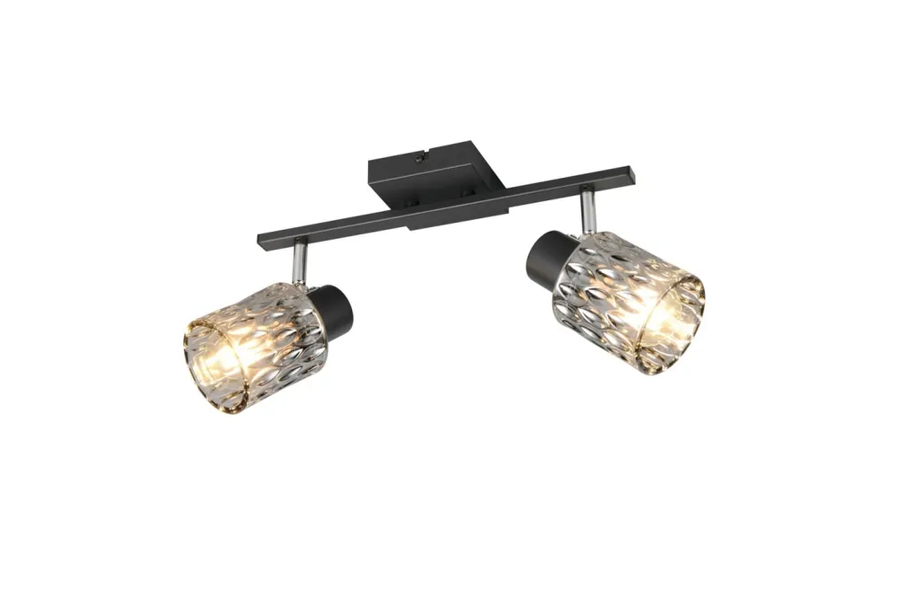 Trio TR86422032 mennyezeti spotlámpa JACK 10W E27 fekete füstös Szezonális akció