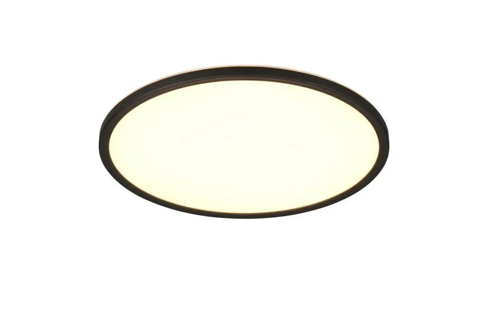 Trio TR63011902 LED mennyezetre szerelhető lámpa JOKO 22W integrált LED forrás 1x2700lm 2700-6500K fényerőszabályzó távirányítás fekete Árengedmény