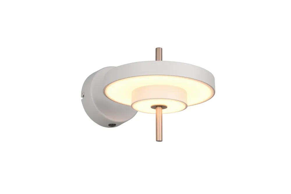 Trio T240270176 LED fali lámpa KEATON 10W integrált LED forrás 1x1200lm 2300+3000+4000K Trio - SwitchDimmer szürke Kedvezményes ár