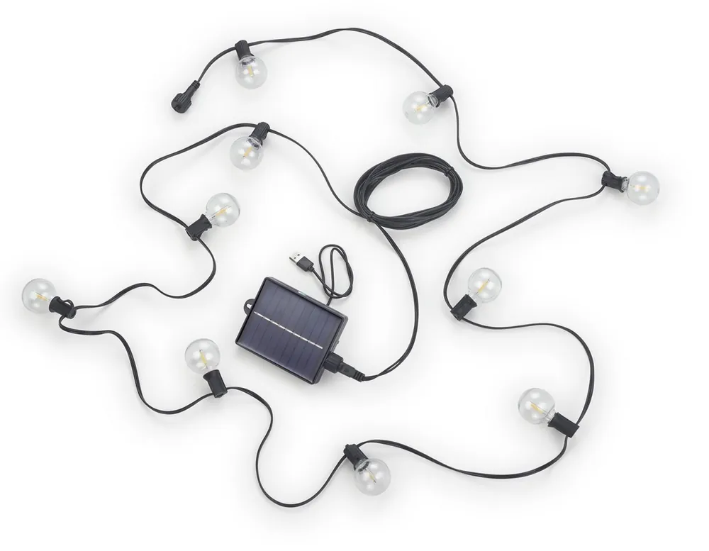Trio TR74761132 kültéri fényfüzér MOOD 1W E12 10x30lm 2700K távirányítás fekete Szuper ajánlat