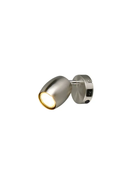 Trio TR86261707 fali spotlámpa NANCY 10W GU10 kapcsolóval fém Outlet