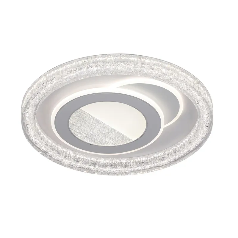 Alacsony ár Italux PLF-54182R-WH LED mennyezetre szerelhető lámpa Tempio 55W integrált LED forrás 6875lm 3000+4000+6500K távirányítás fényerőszabályzó fehér
