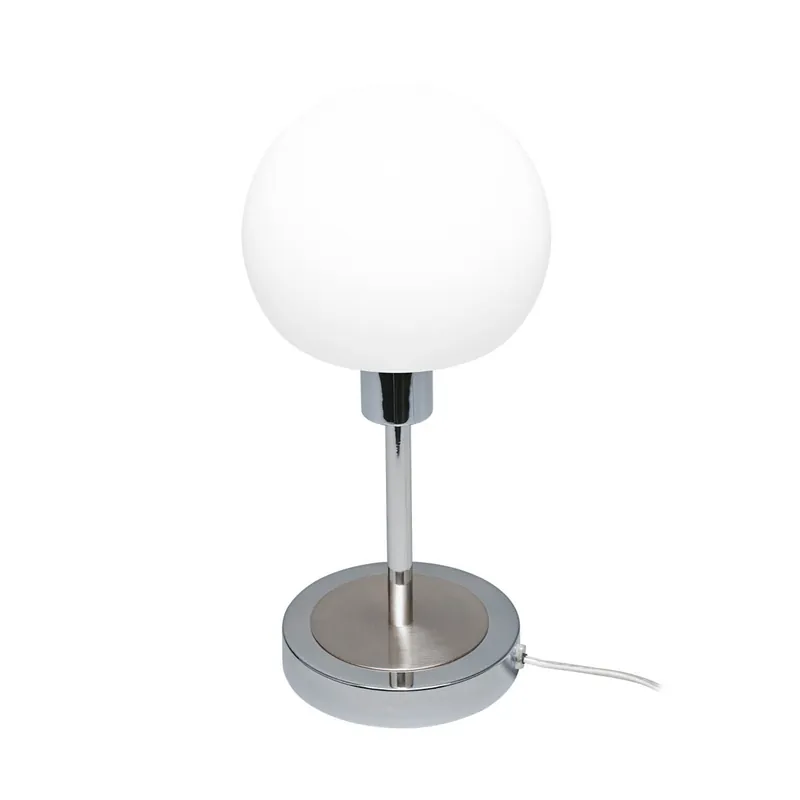 Nézd meg most Italux TB-92039-CH LED asztali lámpa Cave 4.8W integrált LED forrás 495lm 3000K kapcsolóval króm opál
