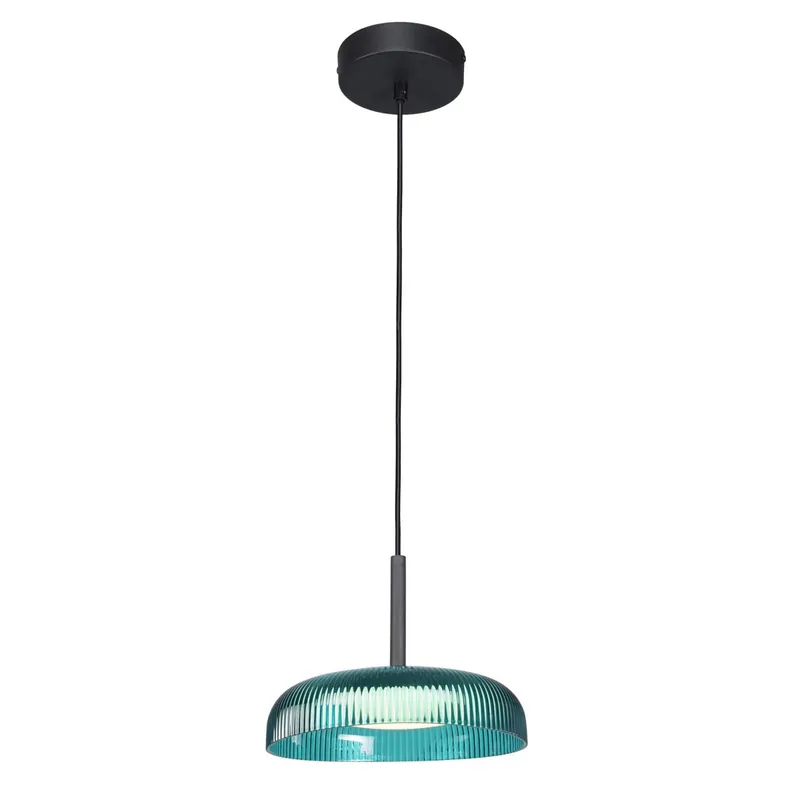 Italux PND-48529-BK-BLU LED mennyezeti függőlámpa Colle 12W integrált LED forrás 3000K zöld fekete Szezonális akció