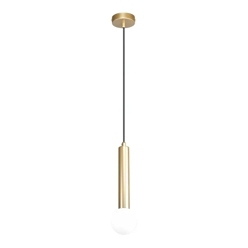 Outlet Italux PND-33574-1-GD mennyezeti függőlámpa Filano 5W G9 aranyszínű opál