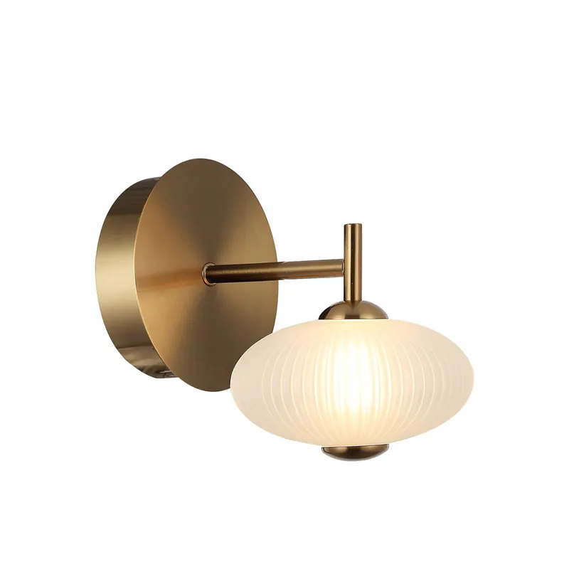 Kedvezményes ár Italux WL-8545-1-BK-GD LED fali lámpa Nico 5W integrált LED forrás 3000K aranyszínű fekete fehér