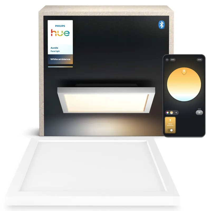 Outlet Philips 8720169328976 LED mennyezetre szerelhető lámpa Aurelle 19W integrált LED forrás 1940lm 2200-6500K