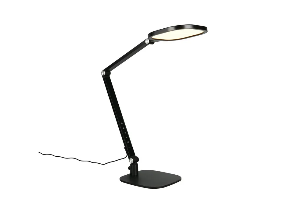 Azonnal elérhető Trio 535810132 LED asztali lámpa SERVO 14W integrált LED forrás 1400lm 3000+4200+6500K kapcsolóval fényerőszabályzó