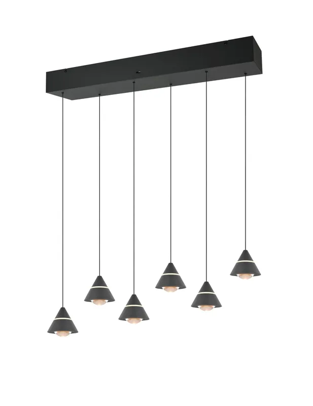 Trio 337010632 LED mennyezeti függőlámpa ROMEO 7W integrált LED forrás 700lm 2300+3000+4000K lehúzható Kihagyhatatlan ajánlat