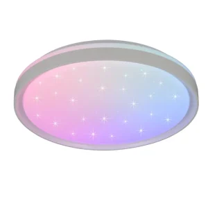 Végkiárusítás Trio R63581131 LED mennyezetre szerelhető lámpa SOLIT 14W integrált LED forrás 1800lm 2700-6500K rgb - színes fényerőszabályzó távirányítás