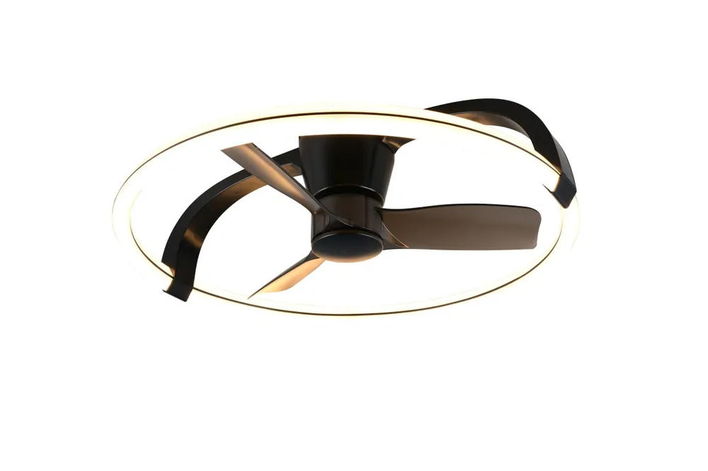 Trio R64262132 LED ventilátor világítással STOCKHOLM 37W integrált LED forrás 4300lm 2700-6500K kapcsolóval rgb - színes fényerőszabályzó távirányítás ventilátor Kiárusítás